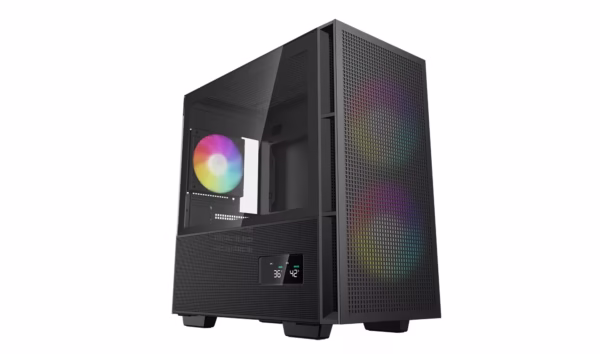 Deepcool Black Mid Tower ATX PS2 (Black) (Black) kompiuterio korpusas, Midi Tower, juodas