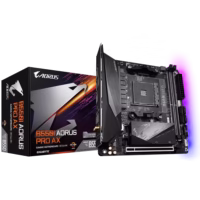 Gigabyte B550I AORUS PRO AX AM4 DDR4 2xM.2 4xSATA WiFi DP pagrindinė plokštė