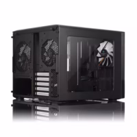 Fractal Design | NODE 804 | Side window | 2 – USB 3.0Audio in/outPower button with LED (white)HDD activity LED (white) | Black | Micro ATX | Power supply included No thumbnail 14