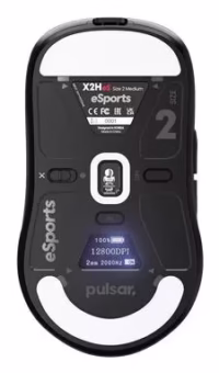 PULSAR X2H V3 Medium Wireless Optical Gaming Mouse, Black, PX2H3ES21 thumbnail 2