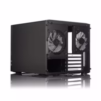Fractal Design | NODE 804 | Side window | 2 – USB 3.0Audio in/outPower button with LED (white)HDD activity LED (white) | Black | Micro ATX | Power supply included No thumbnail 25
