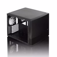 Fractal Design | NODE 804 | Side window | 2 – USB 3.0Audio in/outPower button with LED (white)HDD activity LED (white) | Black | Micro ATX | Power supply included No thumbnail 27