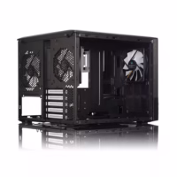Fractal Design | NODE 804 | Side window | 2 – USB 3.0Audio in/outPower button with LED (white)HDD activity LED (white) | Black | Micro ATX | Power supply included No thumbnail 3
