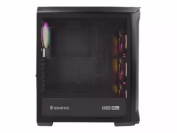 Genesis Irid 505 ARGB Transparent kompiuterio korpusas, Midi Tower, juodas thumbnail 4