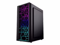 GEMBIRD computer case Fornax 2500 ATX – ARGB backlight black thumbnail 6