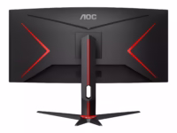 AOC CU34G2XP/BK 34inch 3440×1440 VA 180hz High adjustable Stand HDR400 Freesync Premium USB HUB 4×3.0 2xDP 2xHDMI thumbnail 6