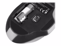 Natec Mouse, BlackBird 2, Silent, Wireless, 1600 DPI, Optical, Black BlackBird 2 pelė, belaidė, juoda thumbnail 6