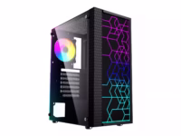 GEMBIRD computer case Fornax 2500 ATX – ARGB backlight black thumbnail 10