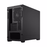 Fractal Design Pop Mini Silent Solid kompiuterio korpusas, Mini Tower, juodas thumbnail 10