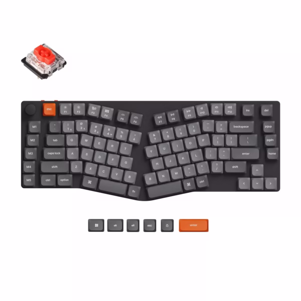 Belaidė klaviatūra KEYCHRON K15 MAX/BLACK K15M-A1