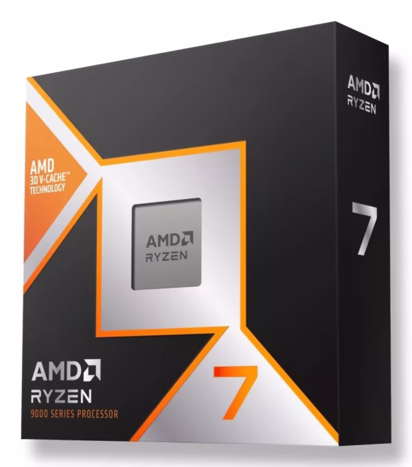 AMD RyzenT 7 9850X3D procesorius, AM5, 8 branduolių