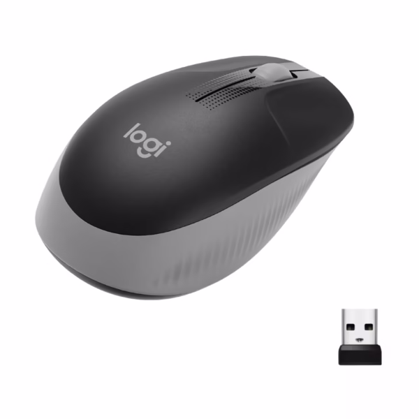 Bevielė optinė pelė Logitech M190, pilka