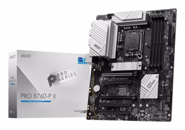 MSI PRO B760-P II pagrindinė plokštė, LGA1700, DDR5