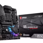 MSI MPG B550 GAMING PLUS ATX MB pagrindinė plokštė, AM4, DDR4