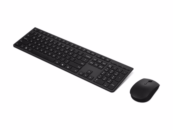 Lenovo Professional Wireless klaviatūros ir pelės rinkinys, įkraunamas, Bluetooth, LT, pilkas