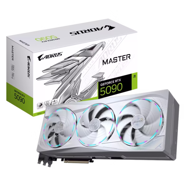 Gigabyte Aorus RTX 5090 Master ICE 32GB vaizdo plokštė, 32GB GDDR7