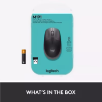 Bevielė optinė pelė Logitech M190, pilka thumbnail 12