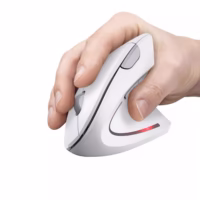 Ergonominė belaidė optinė pelė Trust Verto, balta thumbnail 2