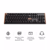 Belaidė klaviatūra Keychron K10 HE Special Edition, juoda thumbnail 2