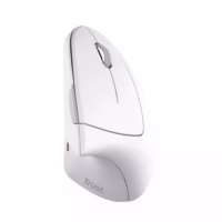 Ergonominė belaidė optinė pelė Trust Verto, balta thumbnail 5