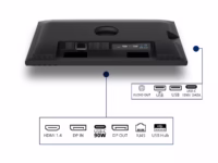 PHILIPS 24inch 1920×1200 100Hz IPS Flat H/A 150 MM USB C DOCKING DISPLAY Daisy chain DICOM TUV EyeSafe certified USB HUB SPEAKERS thumbnail 5