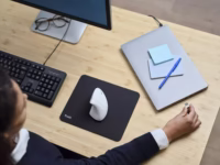 Ergonominė belaidė optinė pelė Trust Verto, balta thumbnail 8