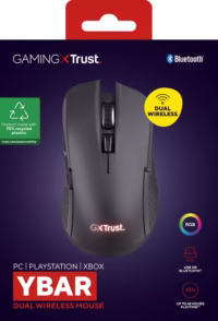 MOUSE USB OPTICAL WRL GXT931/YBAR MULTI BLK 25330 TRUST thumbnail 8