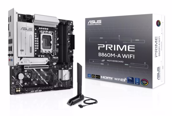 ASUS Prime B860M-A WIFI pagrindinė plokštė, LGA1851, DDR5