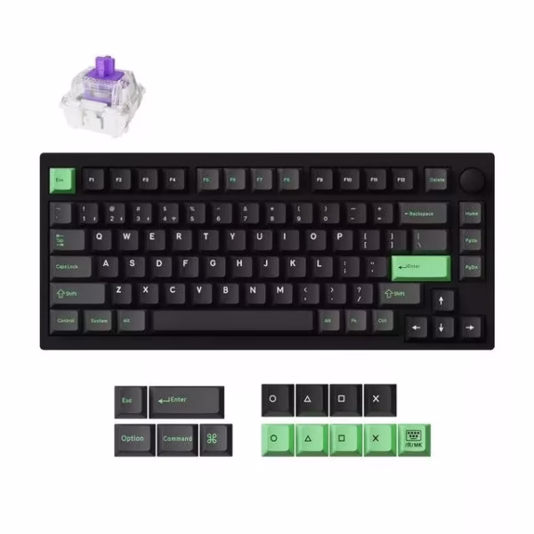 Klaviatūra Keychron P1 HE RGB/Black P1H-M1Z