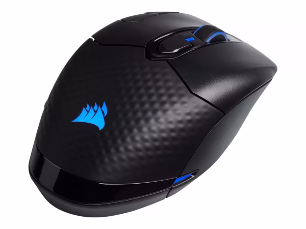 CORSAIR DARK CORE RGB PRO Wireless FPS/MOBA Gaming Mouse with SLIPSTREAM Technology Black Backlit RGB LED 18000 DPI Optical (EU)