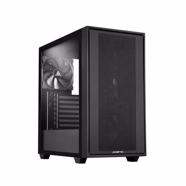 Chieftec Schwarz GS-03B-BLK-OP kompiuterio korpusas, Midi Tower, juodas