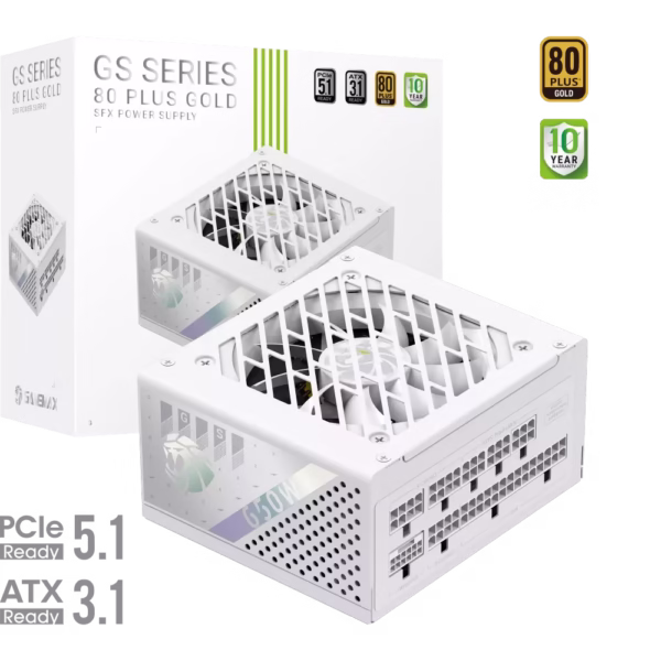 Gamemax 650W GS 650G WH maitinimo blokas, Gold