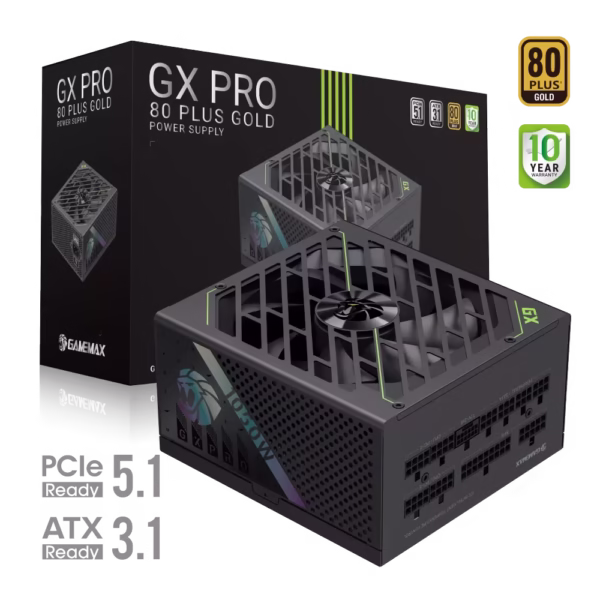 Gamemax 1050W GX PRO 1050G maitinimo blokas, Gold