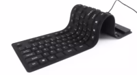 Lanksti Gembird KB-109F-B USB klaviatūra, anglų kalbos išdėstymas, juoda thumbnail 2