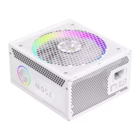 Gamemax Power Supply, 80 PLUS, Gold | RGB 750G WH | 750 W thumbnail 2