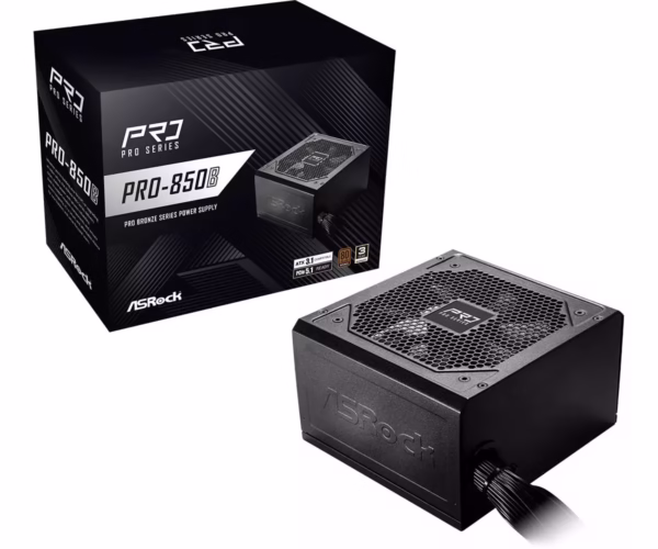 Power Supply|ASROCK|ATX|PC|100 – 240 V|850 W|PRO-850B