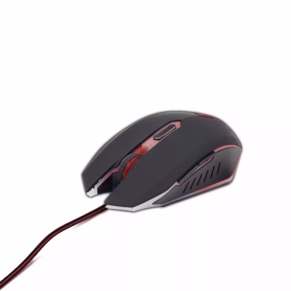 Gembird MUSG-001-R optinė žaidimų pelė, raudona