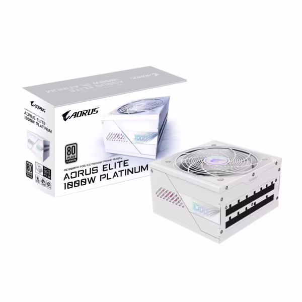 Gigabyte Aorus Elite GP-AE1000PM PG5 ICE maitinimo blokas, 1000W, Platinum