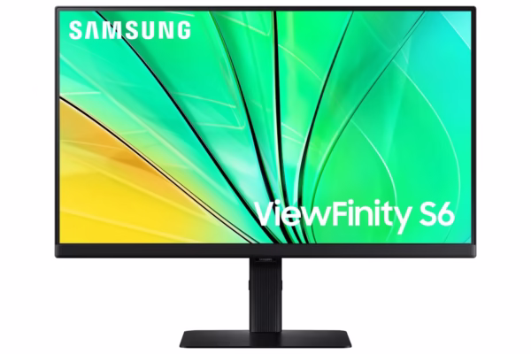 LCD monitorius Samsung 24″, IPS, 2560×1440, 16:9, 100 Hz, 5 ms, su reguliuojamu stovu, juodas, LS24D600EAUXEN