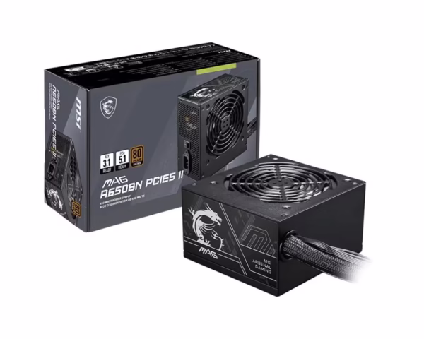 Power Supply, MSI, ATX, PC, 100 – 240 V, 650 W
