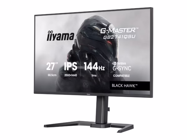 iiyama GB2741QSU-B1 monitorius, 27″, QHD, IPS, 144Hz