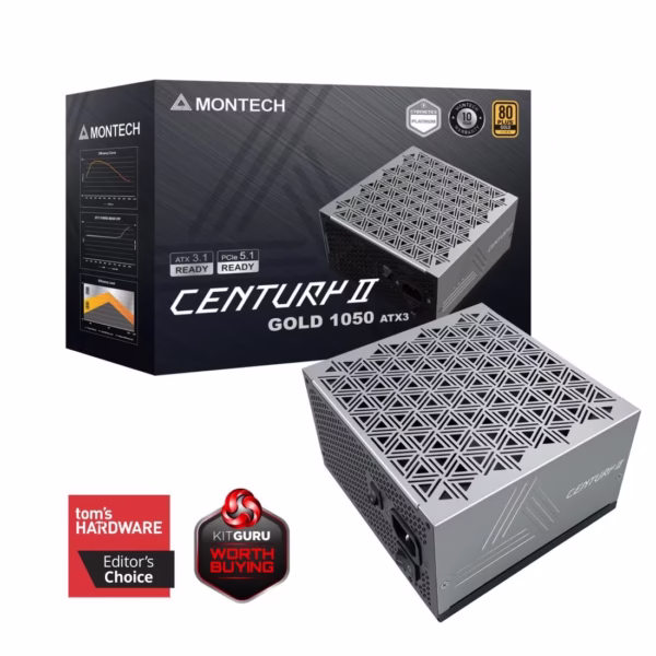 Montech 1050W Century II maitinimo blokas, Gold