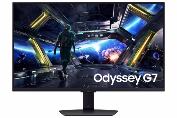 LCD monitorius Samsung Odyssey G7, 32″, 4K, 144Hz, 1 ms, juodas