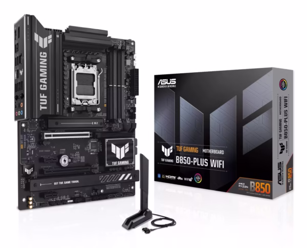 ASUS TUF GAMING B850-PLUS WIFI AM5 DDR5 ATX MB 1x pagrindinė plokštė