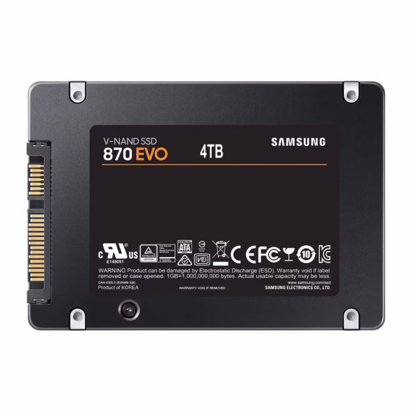 Samsung 4TB diskas 870 EVO SATA SSD diskas, 2.5″