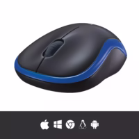 MOUSE USB OPTICAL WRL M185/BLUE 910-002239 LOGITECH thumbnail 16