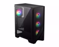 MSI MAG FORGE 120A AIRFLOW Side window Black Mid-Tower included No ATX kompiuterio korpusas, Midi Tower, juodas thumbnail 2