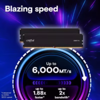 Crucial 128GB 5600MHz CL46 DDR5 K2/PRO CP2K64G56C46U5 operatyvioji atmintis thumbnail 2