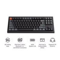 Belaidė klaviatūra Keychron V3 Ultra 8K, juoda thumbnail 2