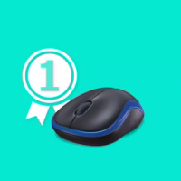 MOUSE USB OPTICAL WRL M185/BLUE 910-002239 LOGITECH thumbnail 2
